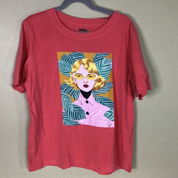 Bijou Karman Women  graphic Tee shirt NWT SZ. Small NWT - Picture 4 of 9